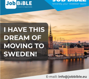 I have this of moving to Sweden!